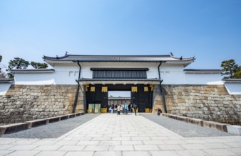 Higashi Ote-mon Gate, East Gate, Former Imperial Villa, Nijo Castle, Kyoto, Japan