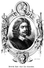 Henry Hyde 4th Earl of Clerendon and 2nd Earl of Rochester, Earl (1672 - 1753) England, portrait,