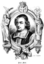 Peter Mews (1619 -1706 England, English theologian and bishop, Archbishop of Huntingdon, Royalist,