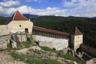 Rasnov Peasant Castle, Rosenau Castle, historical monument near Brasov, Brasov, in Romania
