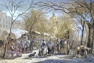 The Gänsemarkt is a public square in Berlin, Germany/Gänsemarkt, Geese brand, is a public square in