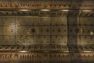 Vaulted ceiling of the Isaac Temple Synagogue in the Kazimierz district, Krakow, Poland