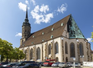 Fleischmarkt mit Dom St. Petri, Bautzen, Saxony, Germany