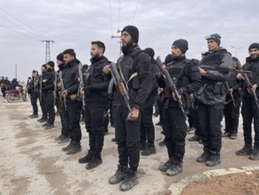 In kobani, Syria on February 2, 2026, Syrian Government forces begin entering the city of Ayn