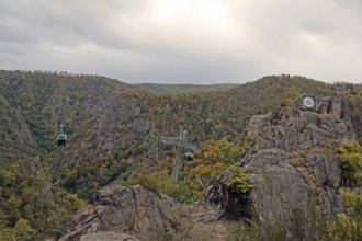 Thale, Saxony-Anhalt, cable car to Hexentanzplatz