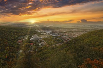 Thale, Saxony-Anhalt, sunset