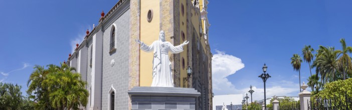 Immaculate Conception catholic Cathedral in Mazatlan historic colonial city center near Malecon and