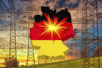 Symbol, Germany, Europe, infrastructure and networks, sabotage, espionage, reliability, hacker