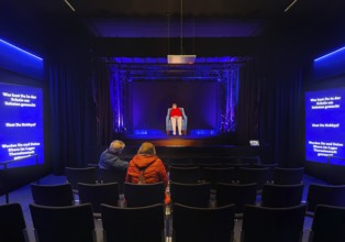 Hologram Theater Holo-Voices, communication with the eyewitness hologram by Inge Auerbacher,