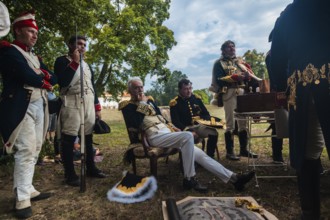 Slavkov u Brna, Czech Republic, Moravia. Historic re enactement of the Battle of Austerlitz