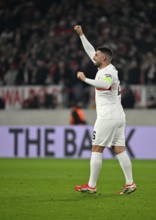 Goal celebration Deniz Undav VfB Stuttgart (26) Gesture Gesture Football, UEFA EUROPA LEAGUE,