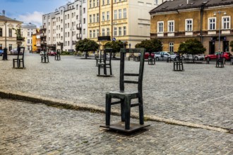 Heroes of the Ghetto Square, place of execution and place of resettlement operations following the
