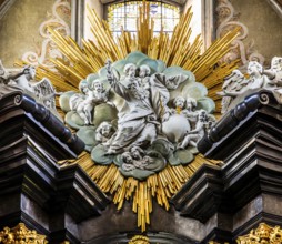 Pauliner Basilica, church on the rock, 14th century, Krakow, Poland