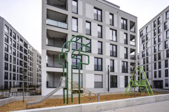 Newly completed apartments, 2026, LEG, in the southern quarter of Essen, so-called Literatur