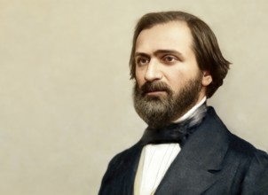Giuseppe Verdi, 1813 – 1901, Italian opera composer, digitally edited