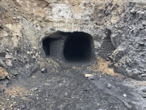 In Sarrin, Aleppo province, on January 27, 2026, footage captures an extensive subterranean network