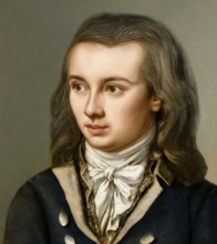 Portrait of Georg Philipp Friedrich Freiherr von Hardenberg, pseudonym and pen name Novalis, 1772 -