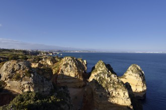 Rocky coast, Ponta da Piedade, Lagos, Algarve, Portugal