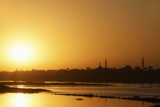 Sunset on the Nile, Luxor, Egypt
