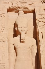 Statue of Ramesses II, Temple of Hathor or Temple of Nefertari, Abu Simbel Temple, UNESCO World