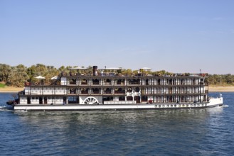Nile cruise ship, Nile steamer SS Misr on the Nile, Egypt