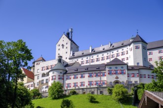 Schloss Hohenaschau, Aschau, Sachranger Tal, Chiemgau, Upper Bavaria, Bavaria, Upper Bavaria,