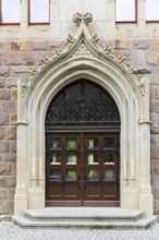 Historic Oberpostdirektion building on Reichsstraße 11, Art Nouveau villas and Wilhelminian era