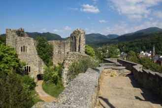 Baden Castle, Badenweiler, Markgräflerland, Black Forest, Baden-Württemberg, Germany