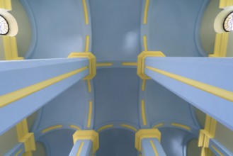 Vault of the restored Choral Synagogue, built from 1842-1865, Drochobych, Ukraine