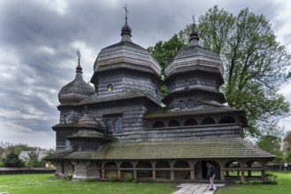 St. George Orthodox Church, around 1500, wooden church, Drochobych, Ukraine