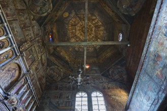 Vault of the St. George Orthodox Church, around 1500, wooden church, Drochobych, Ukraine