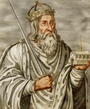 Clovis, Chlodovechus, Chlodwig I, Chlodowech, 466-511, King of the Franks of the Merovingian