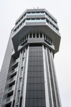 Modern architecture, geometric lines, former water tower of the Radolfzell dairy plant, converted