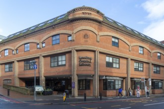 Reading Central Library building in town centre of Reading, Berkshire, England, UK