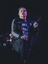 Singer Samuel David Carter from Architects live on European Tour 2026 in the Berlin Velodrome on 22