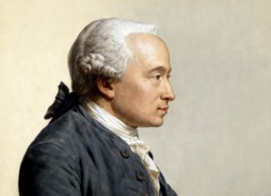 Immanuel Kant, 1724 - 1804, German philosopher of the Enlightenment, digitally altered