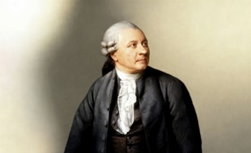 Portrait of Friedrich Gottlieb Klopstock, 1724 - 1803, German poet, digitally edited according to a