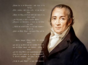 Portait with a poem, Johann Peter Hebel, 1760 - 1826, German poet, Protestant theologian and
