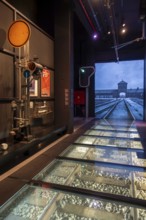Interior of Train World, railway museum in Schaerbeek, Schaarbeek, Brussels, Belgium