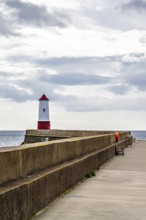 Berwick Pier and Lighthouse, Berwick-upon-Tweed, England, UK