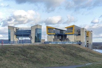 New boat lift, Niederfinow, Brandenburg, Germany