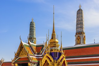 The Grand Royal Palace, Wat Phra Kaeo Buddhist Temple, the Royal Pantheon, Prasad Phra Thepbidon,