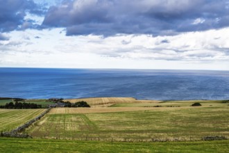 Scottish fields and farms, Southeast Scotland, UK