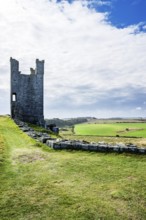 Ruins of Dunstanburgh Castle, Northumberland Coast, England, UK
