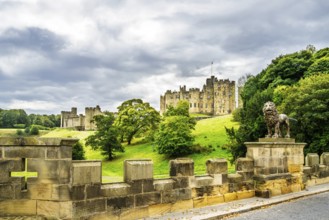 Alnwick Castle, Alnwick, Northumberland, England, UK