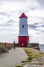 Berwick Pier and Lighthouse, Berwick-upon-Tweed, England, UK