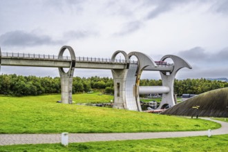 Falkirk Wheel, Forth and Clyde Canal, Falkirk, Scotland, UK