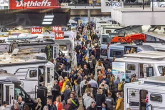 Caravan — Motor — Touristik exhibition opened in Stuttgart. According to the exhibition organizer,