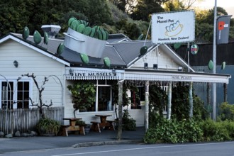 Charismatic restaurant with mussel decor in Havelock, Havelock, Marlborough, New Zealand