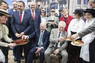 Christophe Hansen (Commissioner for Agriculture and Rural Development), Joachim Rukwied (President